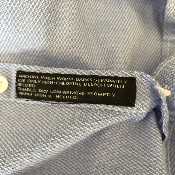 XMI Platinum, 16 1/2, 34/35, light blue, spread collar dress shirt - Picture 5 of 7